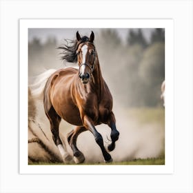 Horse Galloping 2 Art Print