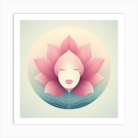 Lotus flower 3 Art Print