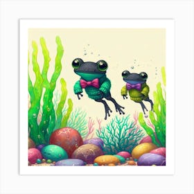 Frogs 1 Art Print