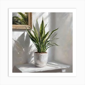 Snake Plant Art Print