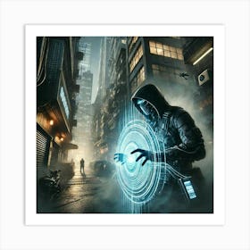 Shadow Runner Nix Stealth Technology Art Print