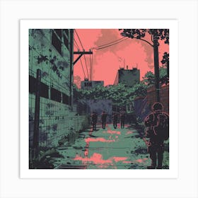 Street Scene 3 Art Print