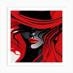 Red Hat 4 Art Print