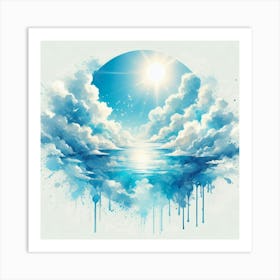 Sky And Clouds 1 Art Print