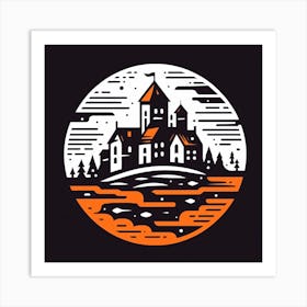 Castle In The Forest Art Print