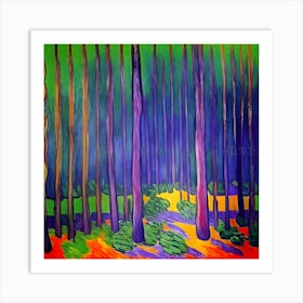 'The Forest' Abstract 1 Art Print