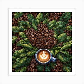 Coffee Beans 38 Art Print