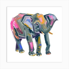 Asian Elephant 04 Art Print