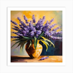 Lilacs In A Vase Art Print