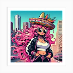 Mexican Girl Art Print