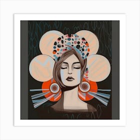 Woman'S Head Art Print