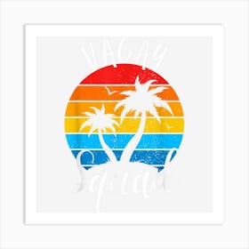 Vacay Squad Family Friends Beach Summer Vacation Trip 2023 Art Print