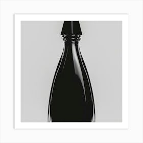 Black Bottle Art Print