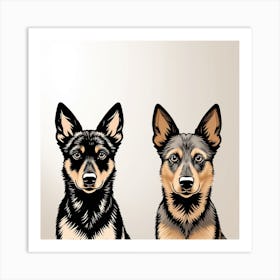 Lancashire Heeler dog2 Art Print