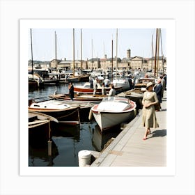 The Old Marina~Reimagined by Hall-O-Gram Creations, hallogram, hallogramcreations 20 Art Print