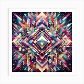 Abstract Abstract Psychedelic Art Art Print