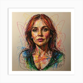 Portrait Of A Woman 11 Art Print