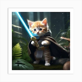 Star Wars Cat 1 Art Print