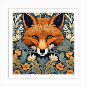 william morris Fox Art Print