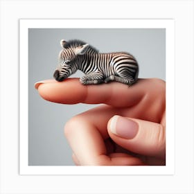 Baby Zebra 3 Art Print