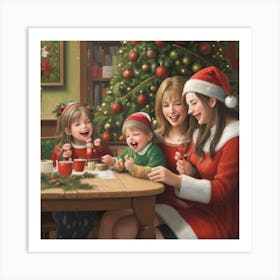 Family Christmas Art Print