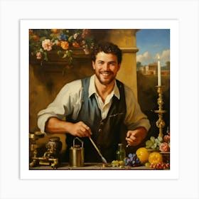 Man At The Bar Art Print