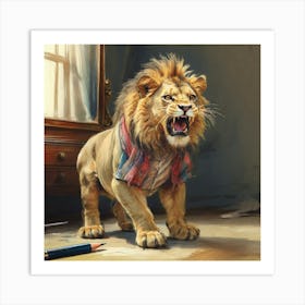 Lion! 4 Art Print