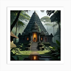 Buddhist Temple Art Print