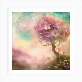 Tree In The Sky Art Print