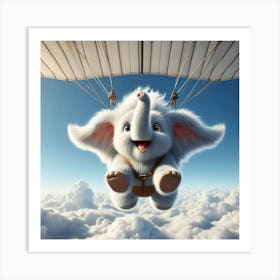 Elephant In The Sky 1 Art Print