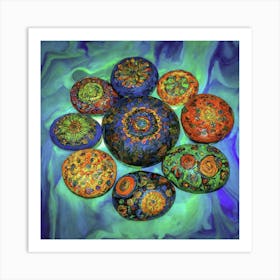 stones deco Art Print