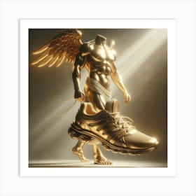 Golden Angel Art Print