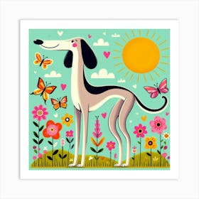 Illustration dog 3 Art Print