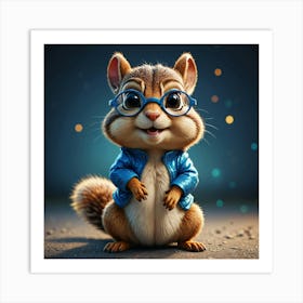 Alvin And The Chipmunks 37 Art Print