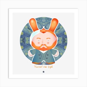 VAN GOG TOON  | ART FOR KIDS Art Print