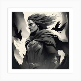 Raven 2 Art Print