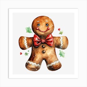 Gingerbread Man 20 Art Print