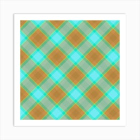 Plaid Pattern 44 Art Print