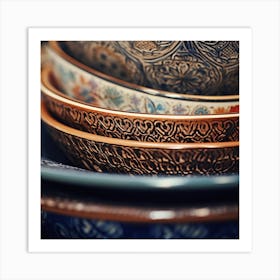 Stacked Bowls Art Print