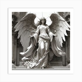 Angel Of The Sun 1 Art Print