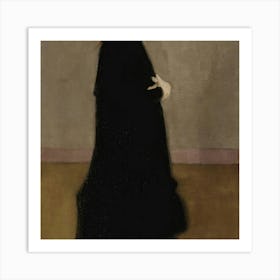 Woman In Black Art Print