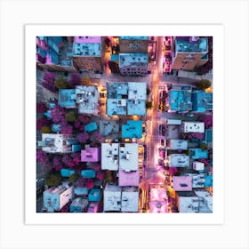 Aerial View Of the City Art Print