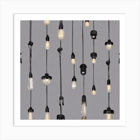 Light Bulbs Art Print