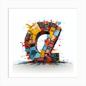 Letter Z 1 Art Print