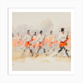 British Army March 1 Art Print