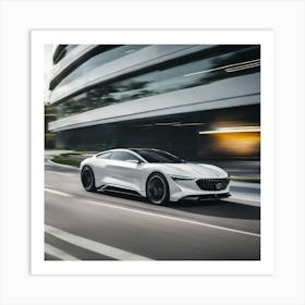 Mercedes-Benz Concept Car Art Print