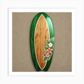 Surfboard 00475 Art Print