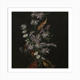 Asters In A Vase Art Print