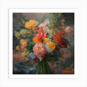  Wild Flowers Style Van Gogh  Art Print