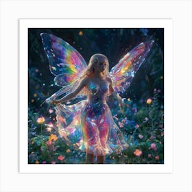 Fairy In The Forest 1 Art Print